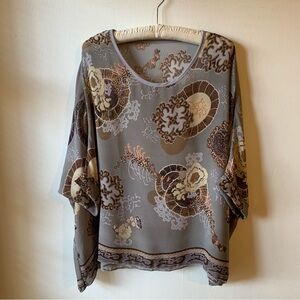 Elegant Floral Women's Top